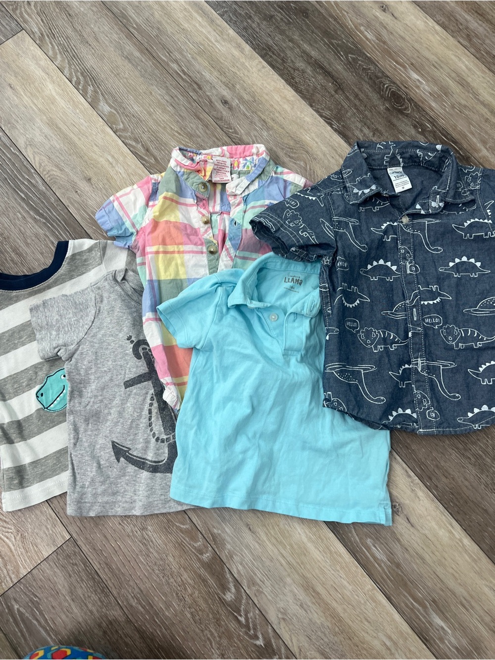 Bundle baby boy sleep tops bodysuit polo